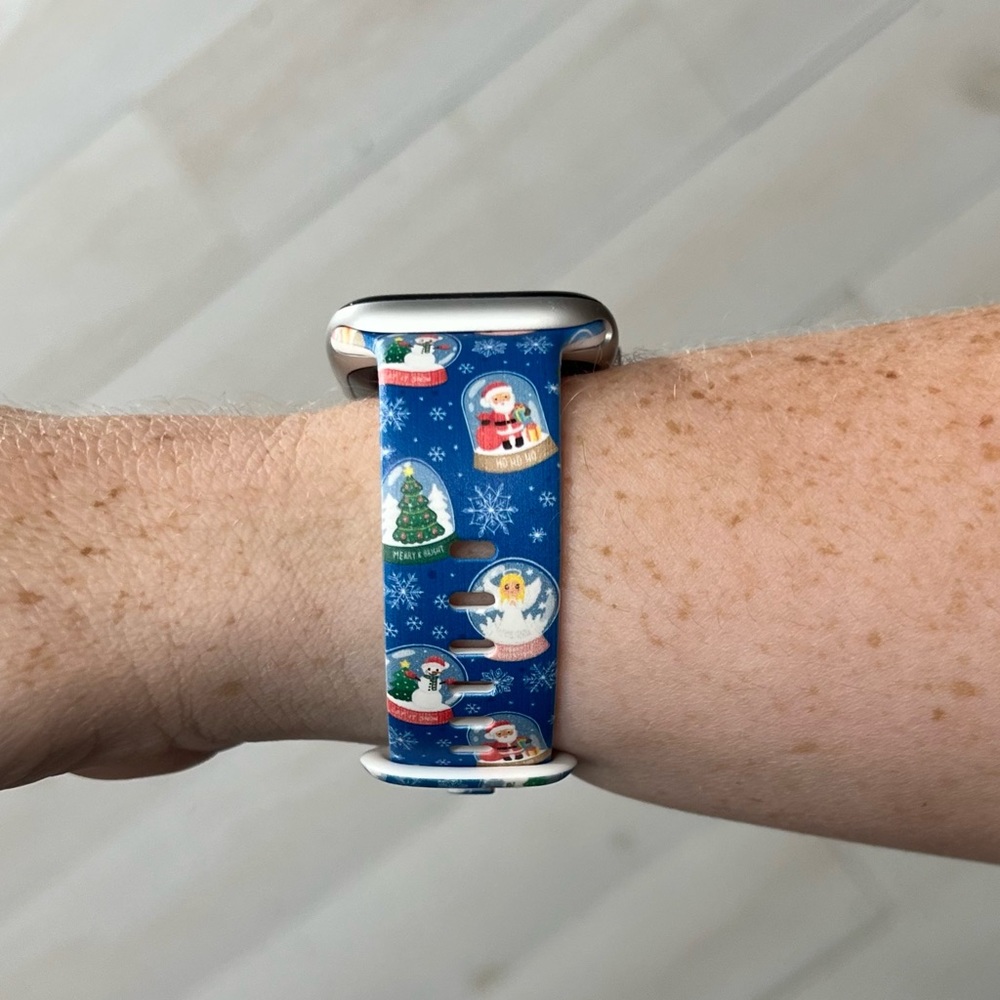 Snow globe watch band compatible with Apple Watches